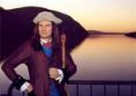 Like a pied piper, storyteller Jonathan Kruk will lead celebrants up the new road.