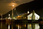 Cornwall Boat Club in Moonlight.  Photo by Tom Doyle.