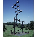 Sculpture by Isaac Witkin at Storm King Art Center.