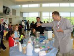 Children found out that science is fun at the fair.