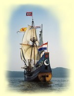 The Half Moon replica ship will take part in celebrations throughout the year.