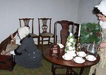 Washington's headquarters decorated for the holidays.