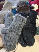 Mittens like these will be shipped to Afghanistan.