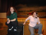 Director Marietta Moulton and music director Valerie Ransbottom at a dress rehearsal.