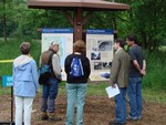 The informational kiosks tell the story of Storm King Mountain from the arrival of the Dutch through today.