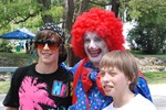 clowns and face painting...