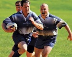 The White Plains Rugby Football Club in action.  Photo by Tom Musante.