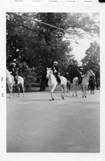 NYMA Cadets on horseback.