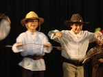 In the 4th-grade pageant, first the European explorers