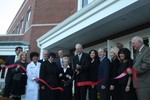 Hospital leaders and members of the Littman family joined health profesionals and local leaders at the ribbon-cutting.