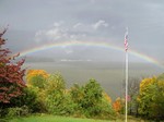 Rainbow Over the Hudson. Photo by Frank Ostrander.