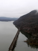 West Shore Line at Storm King. Photo by Frank Ostrander.