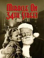 Kris Kringle wins a young girl's heart in Miracle on 34th Street.