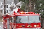 Santa on Maple Avenue.