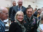 General Petraeus was greeted by old friends when he returned to his hometown in October.