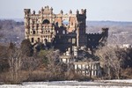 A view of the collapsed wall at Bannerman's Castle.  Photo by Linda T. Hubbard.