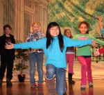 The third-graders perform 