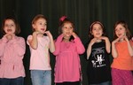 The first-graders belt out 