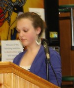 Fiona Durkin spoke about the importance of music education in her development.