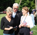 Mary Vance and Peter Duggan sign up with Margaret Harbison to support Townsend.