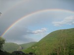 Rainbow Over Storm King Mountain.  Photo by Rose Tamberino.