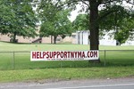This banner at NYMA directs people to donate funds to HelpSuportNYMA.com. Another fundraising website can be found at NYMAFoundation.org.