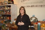 Lucinda Poindexter, executive director of the Cornwall Food Co-op, is one of several members working on the farmers market.