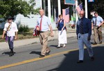 Elected officials marched in the beginning of the parade.