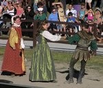Robin Hood Gets His Girl.  Photo by Frank Ostrander.