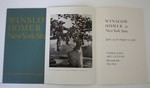 The exhibit catalogue from the 1963 show of Winslow Homer's paintings made in Mountainville.