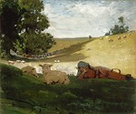 View of Houghton Farm by Winslow Homer courtesy of the National Gallery of Art