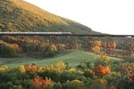 Train on the Moodna Trestle.  Photo by Maureen Moore.