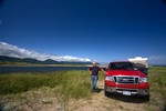 Tom Doyle on location in Nova Scotia.