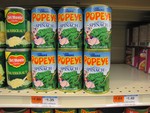 Popeye was right about the nutritional power of spinach and Cornwall Farms will feature his brand.