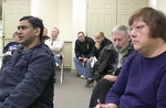 About 20 people attended Thursday's public hearing on the budget.