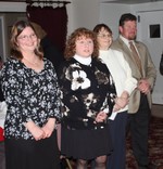 Members of the Auxiliary (with company vice president Matt Clancy) pledged their service as well. 