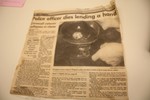 Officer Lug saved this article about the events leading to D'Egidio's death.