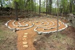 The newly-built Labyrinth at The Grail.