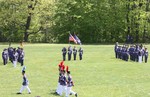 The cadets paraded in the annual Mother's Day presentation.