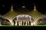 The Shakespeare Festival is performed on the grounds of Boscobel in Garrison.