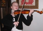 Bridget Wickiser will perform on violin in Carnegie Hall.
