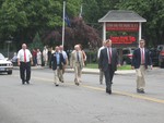 Elected officials marched in the front of the parade.