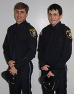 Charlie Boucher and Andrew Zanin play the two cops.