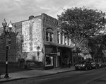 Beacon at sunset in B&W.  Photo by Mel Kleiman.