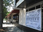 The Trestle restaurant is located at the site of the old Storm King Theater.