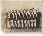 This photo of the 1936-37 Cornwall-on-Hudson high school basketball team was one of several presented at the Historical Society lecture.