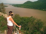 The waters of the Hudson are still muddy from the floods of Tropical Storm Irene.