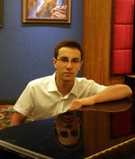 Matthew Fishteyn in concert at the Newburgh Free Library on Sunday.