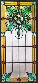 An example of Thom Munterich's stained glass art.