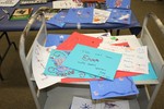 The children made cards for the veterans at Castle Point.